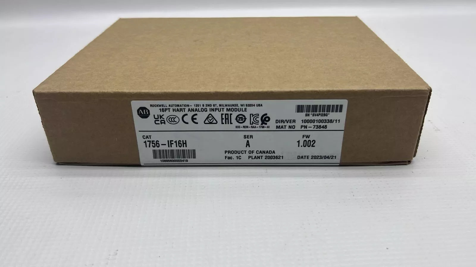 Allen Bradley 1756-IF16H ControlLogix