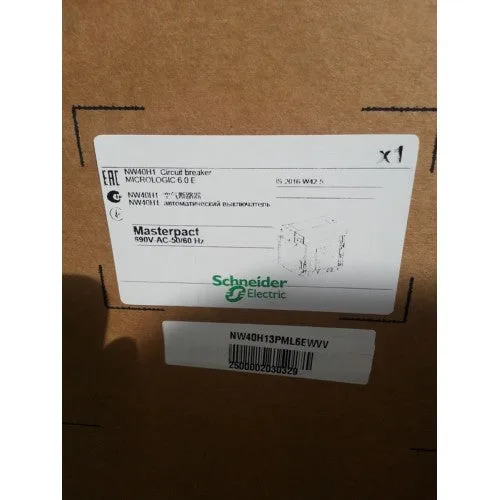 Schneider NW40H13PML2EHH 4000A NW40H1 3P ML2E 65kA Masterpact