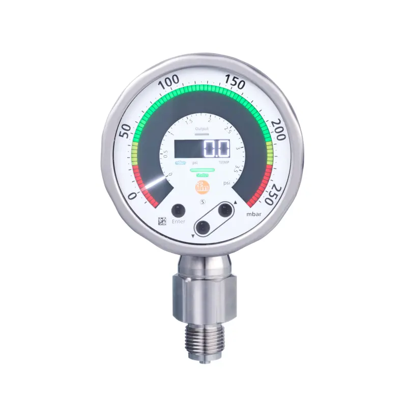 IFM PG1408 Analog Göstergeli Basınç Sensörü -12,4...250 mbar