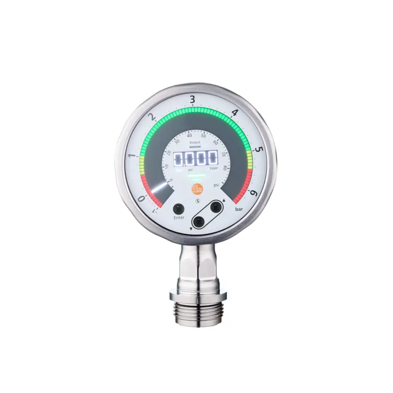 IFM PG1715 Ekranlı Düz Montaj Basınç Sensörü -1...6 bar Aseptoflex
