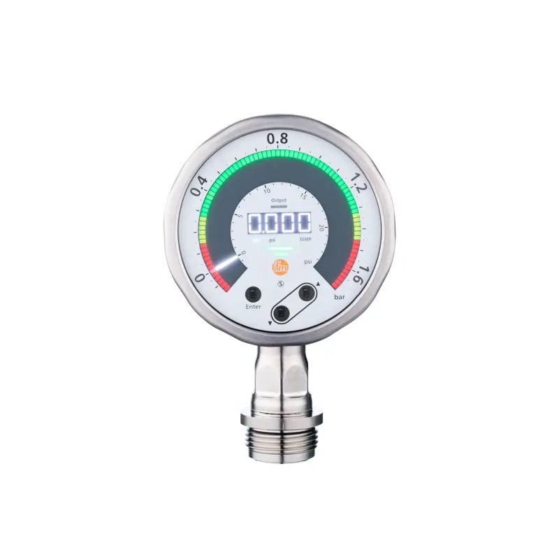 IFM PG1717 Ekranlı Düz Montaj Basınç Sensörü -0,1...1,6 bar Aseptoflex