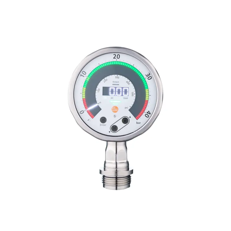 IFM PG1743 Ekranlı Düz Montaj Basınç Sensörü -1...40 bar Aseptoflex