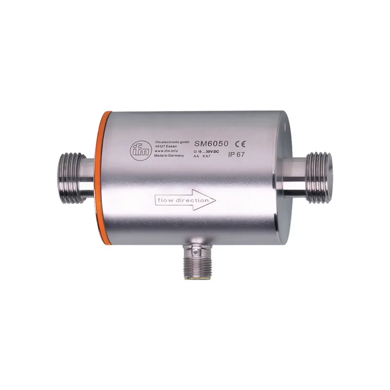 IFM SM6050 Manyetik İndüktif Akış Sensörü G 1/2 Dişli DN15 Analog + IO-Link