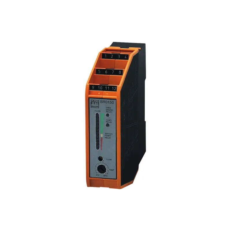 IFM SN0500 AC Beslemeli Röle Çıkışlı Akış-Sıcaklık Kontrol Monitörü